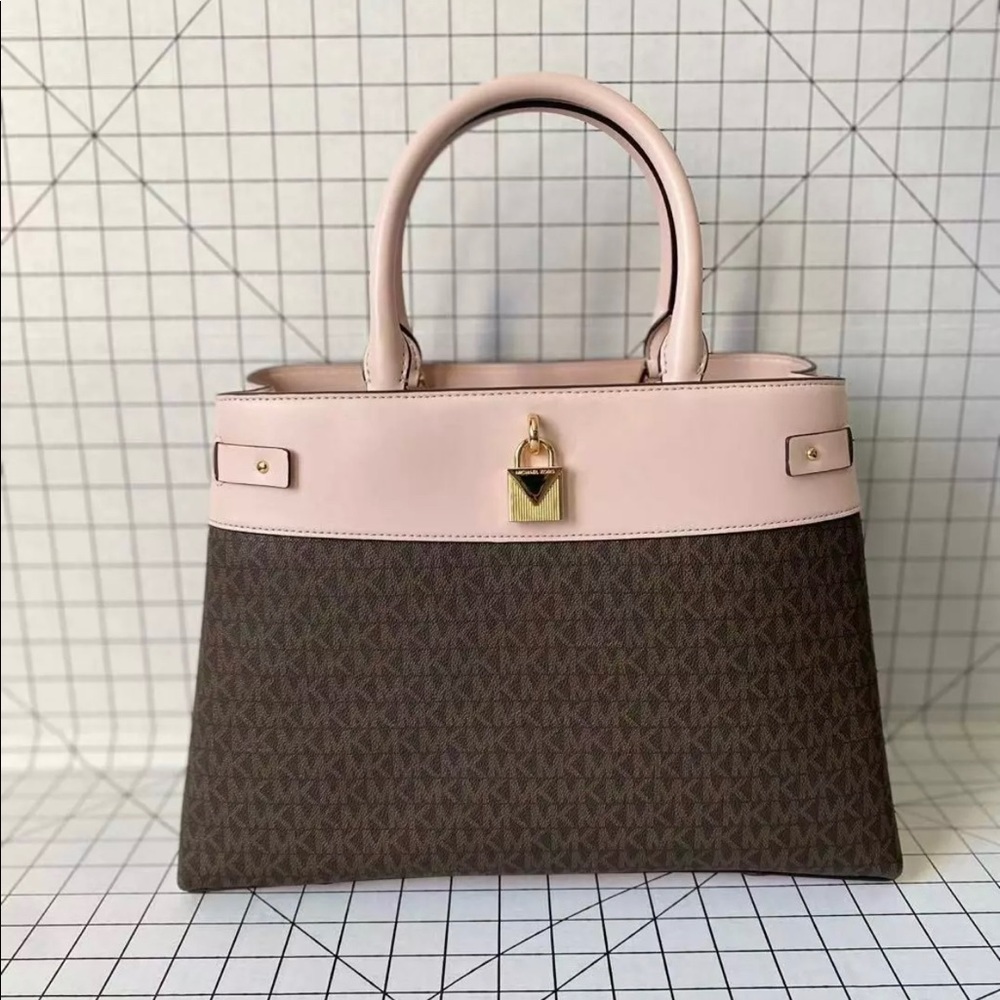 Michael Kors Gramercy Large and Leather Satchel